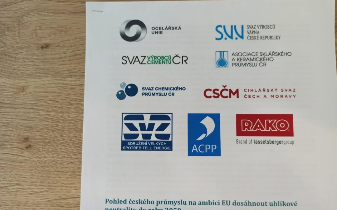 Pohled českého průmyslu na ambici EU dosáhnout uhlíkové neutrality do roku 2050